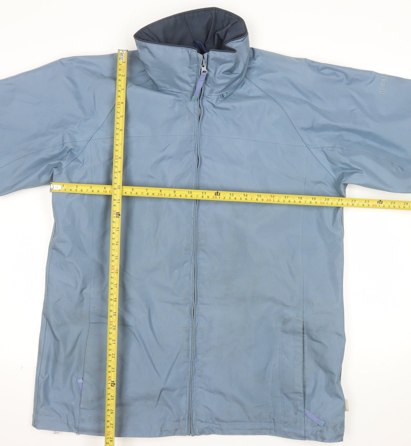 Regatta Women's Blue Waterproof Rain Coat Jacket Size 14