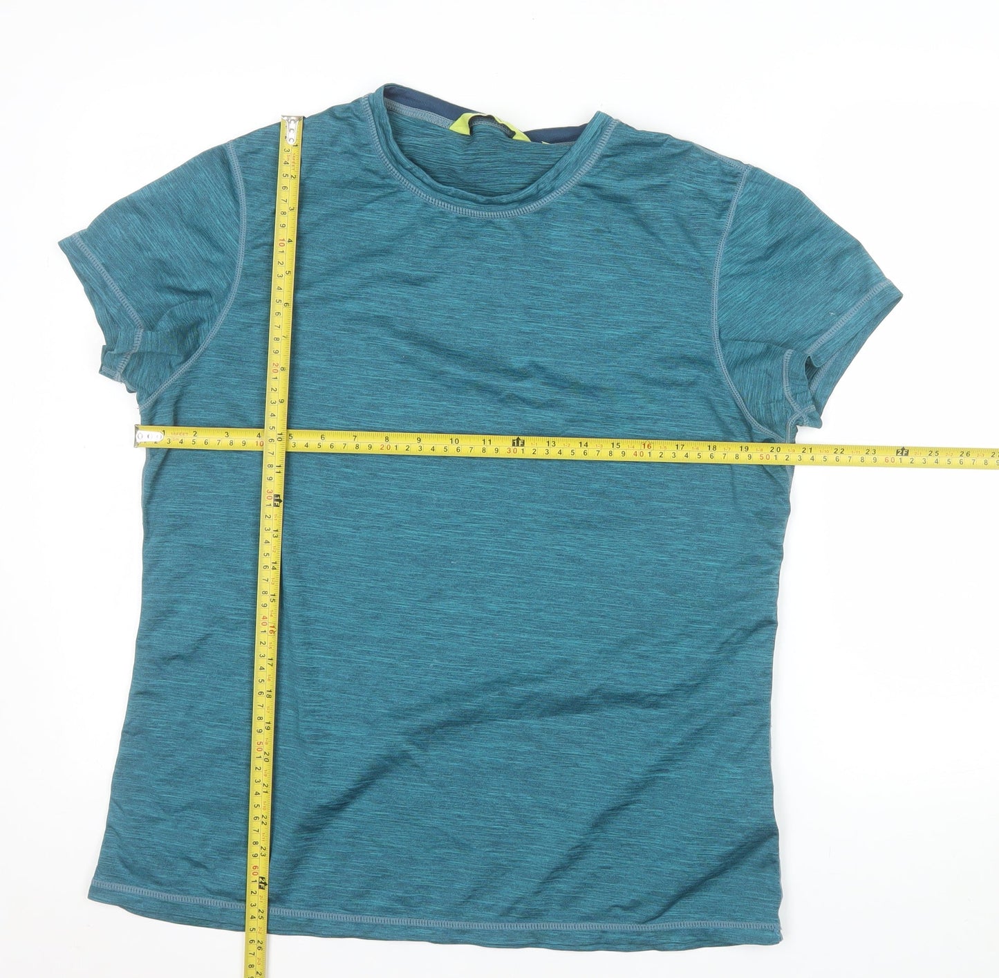 Mountain Warehouse Womens Blue Active T-Shirt UK 16 Polyester Performance Top