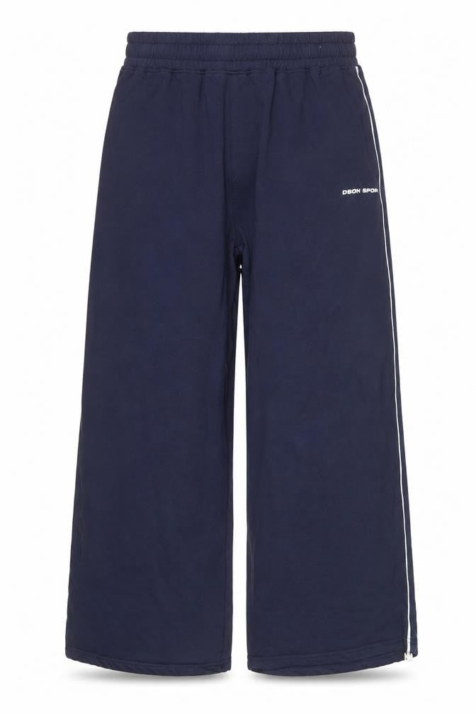 DSGN Studio Women's Blue L Cotton Blend Sweatpants with Elastic Waist
