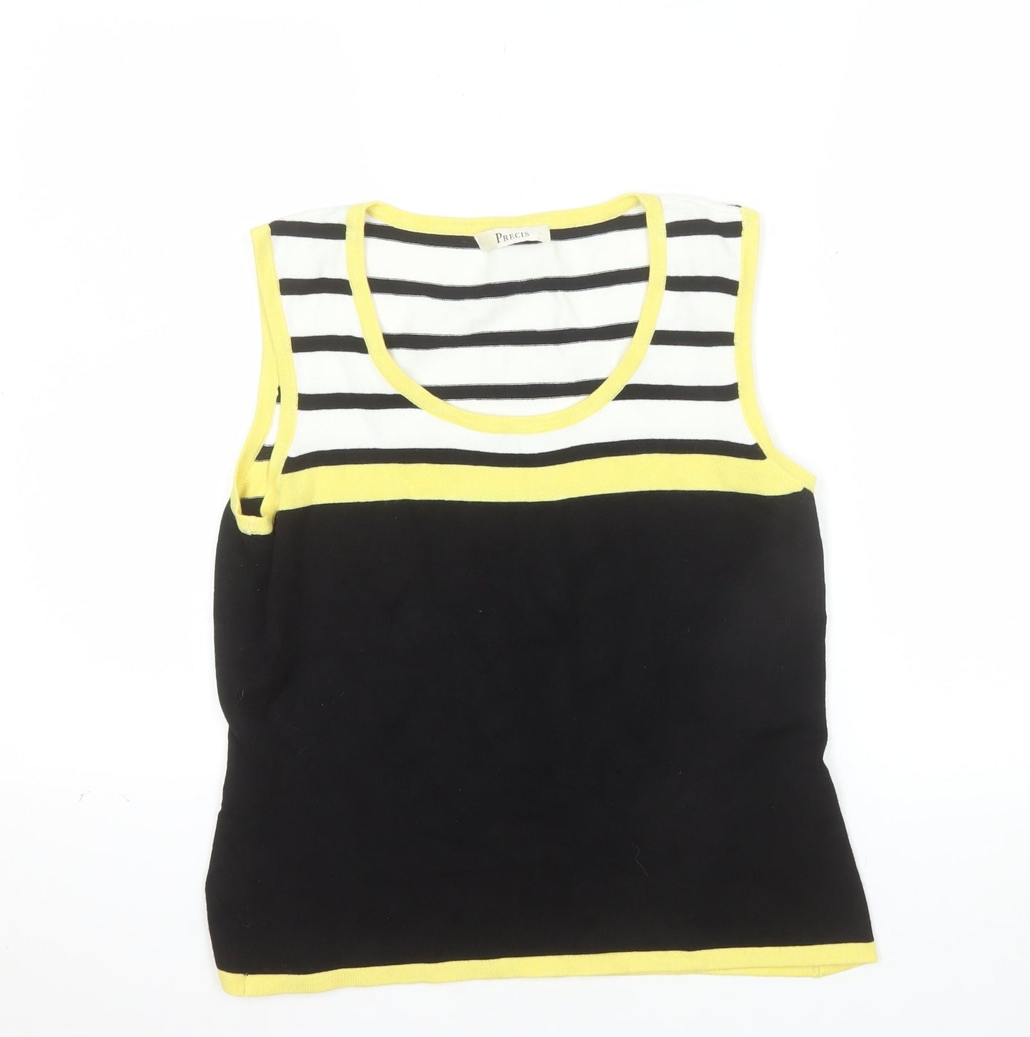 Precis Women’s Multicoloured Striped Sleeveless Knit Tank Top Size M