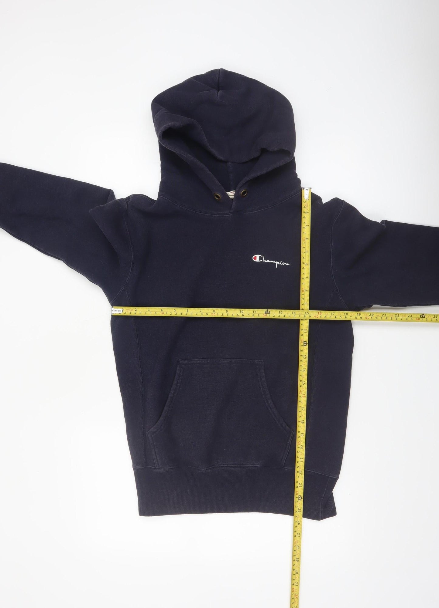 Champion Men's Blue Small Reverse Weave Pullover Hoodie