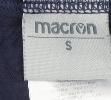 Macron Men's Blue Athletic Sports Shorts Size S