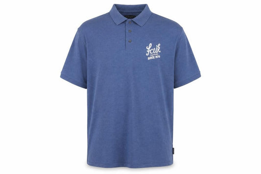 French Connection Men's Blue XL Polo Shirt Cotton Short Sleeve