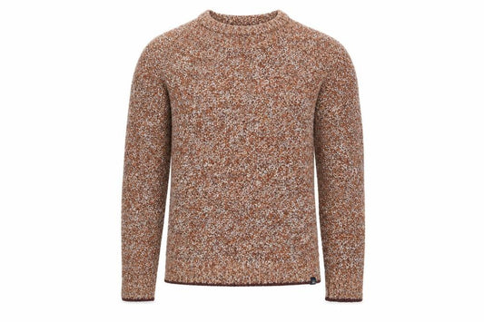 Fat Face Mens Brown Chunky Knit Cotton Wool Jumper Size S
