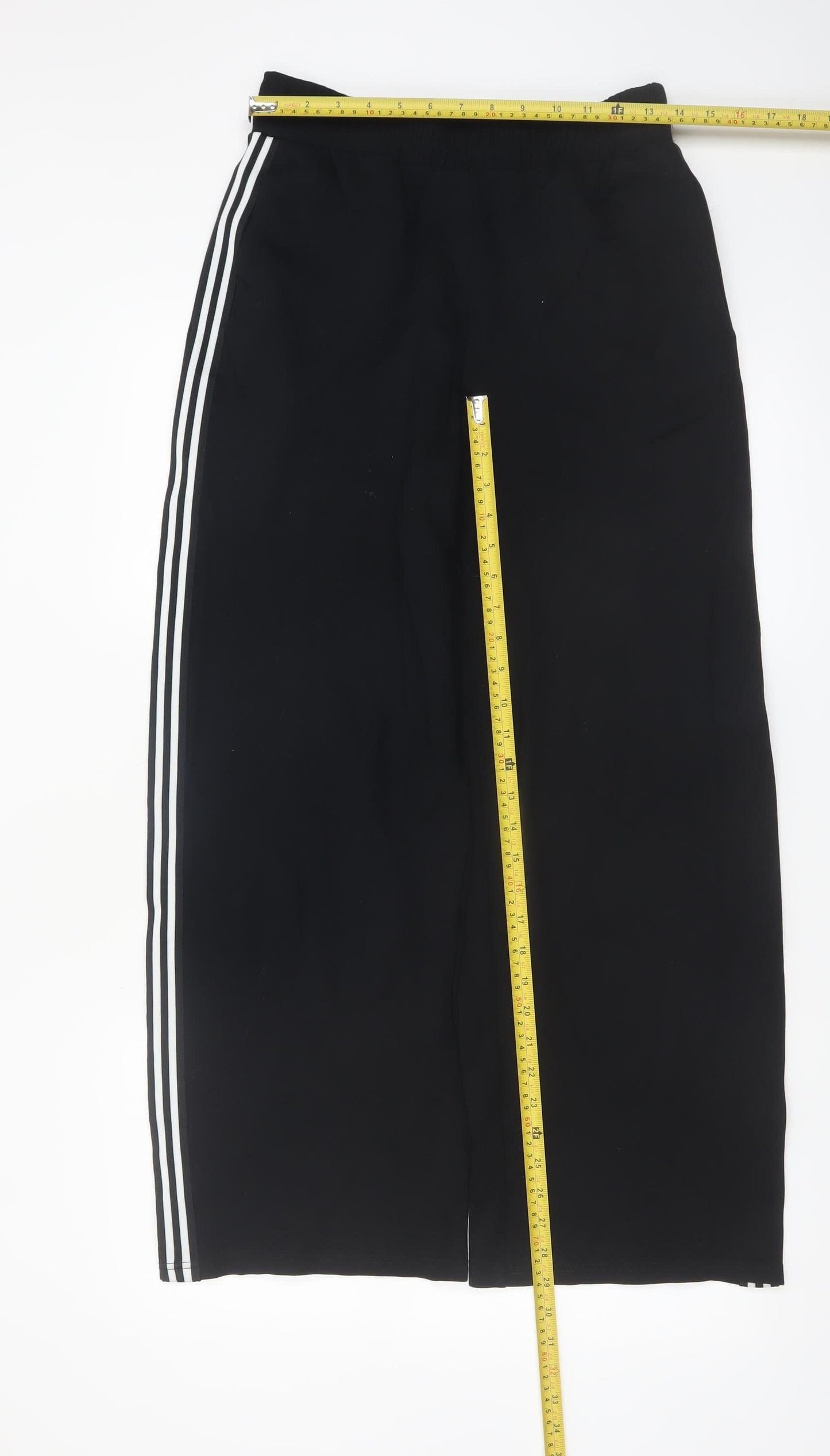Papaya Women’s Black Size 10 Elastic Waist Stripe Jogger Trousers