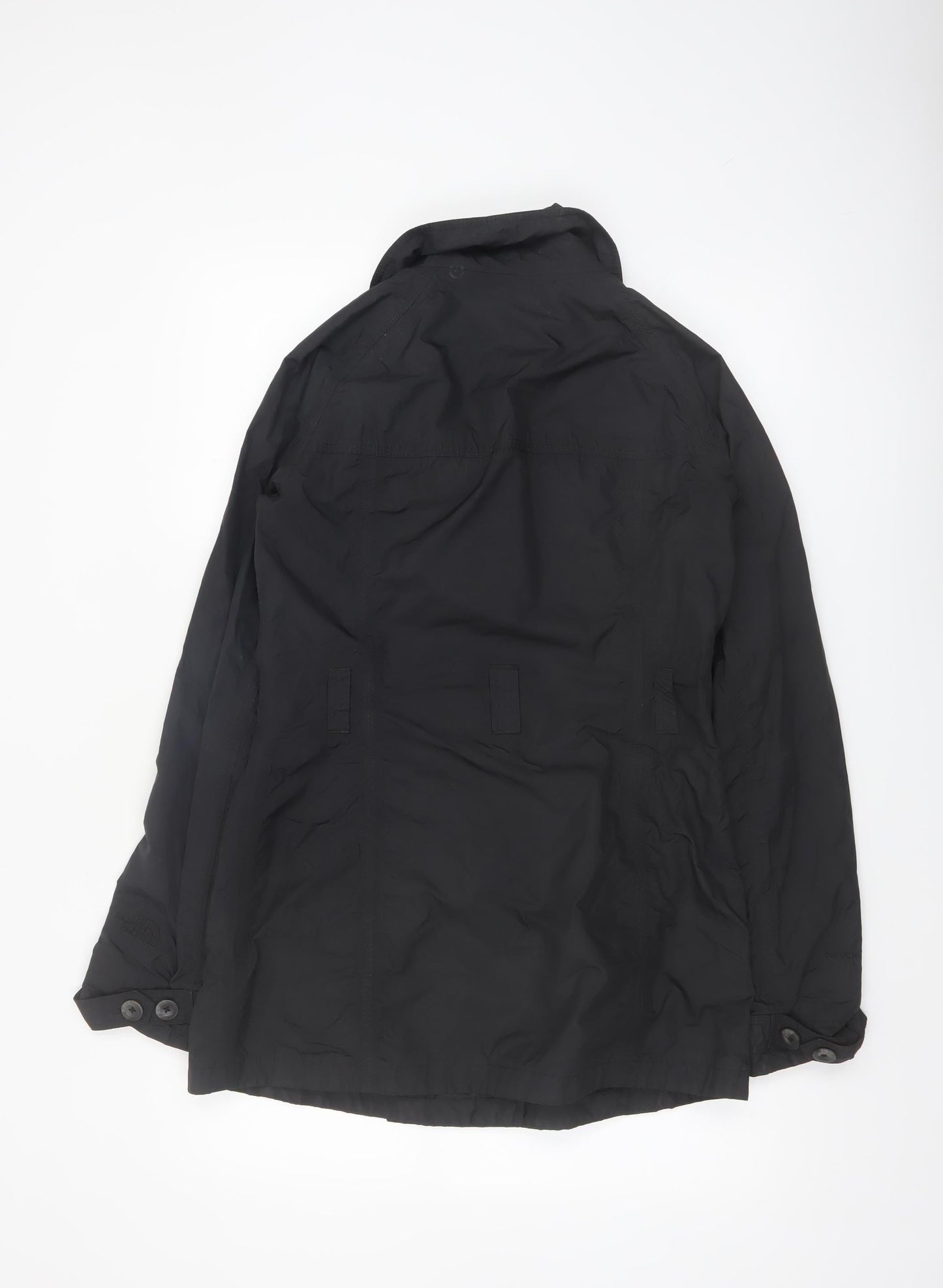 The North Face Womens Black Pea Coat Mid-Length Water Resistant Size S