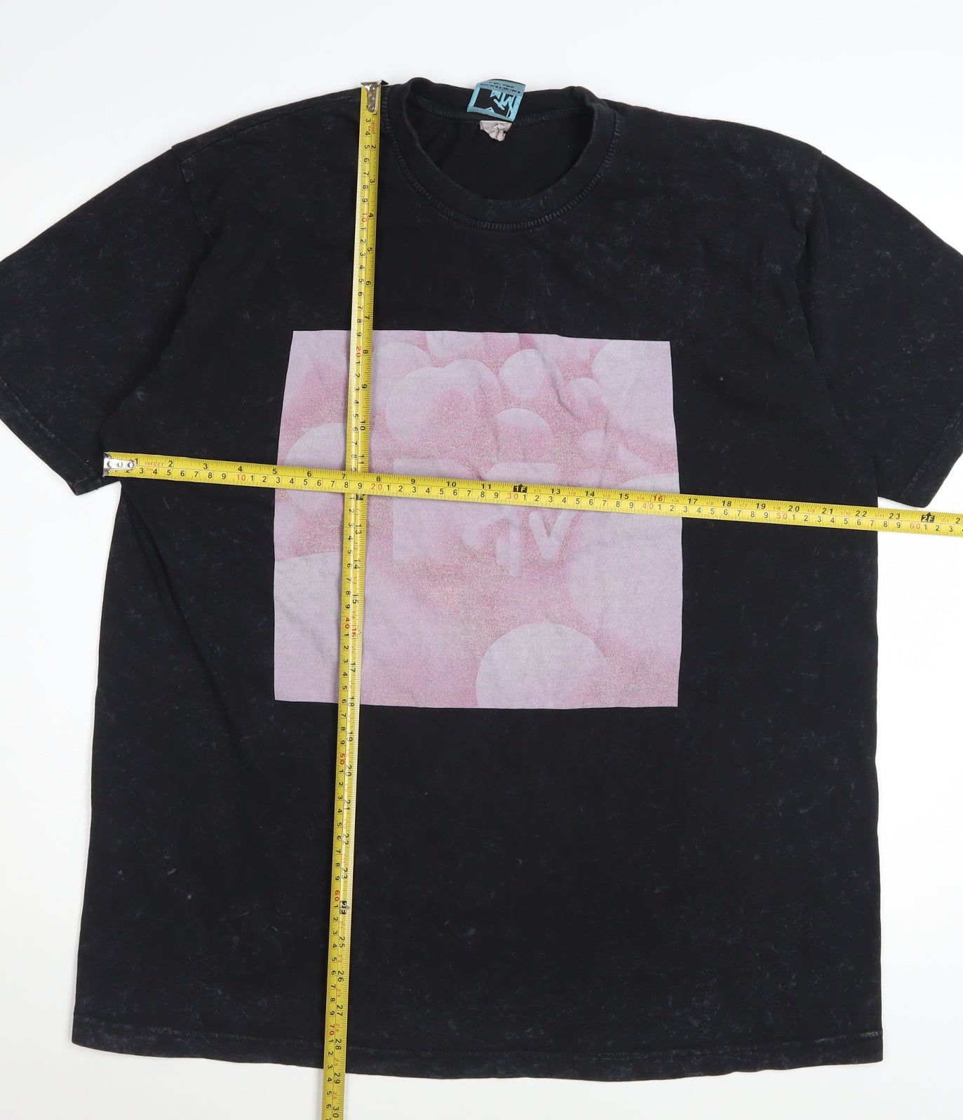 MTV Women's Black L Basic Graphic Music T-Shirt