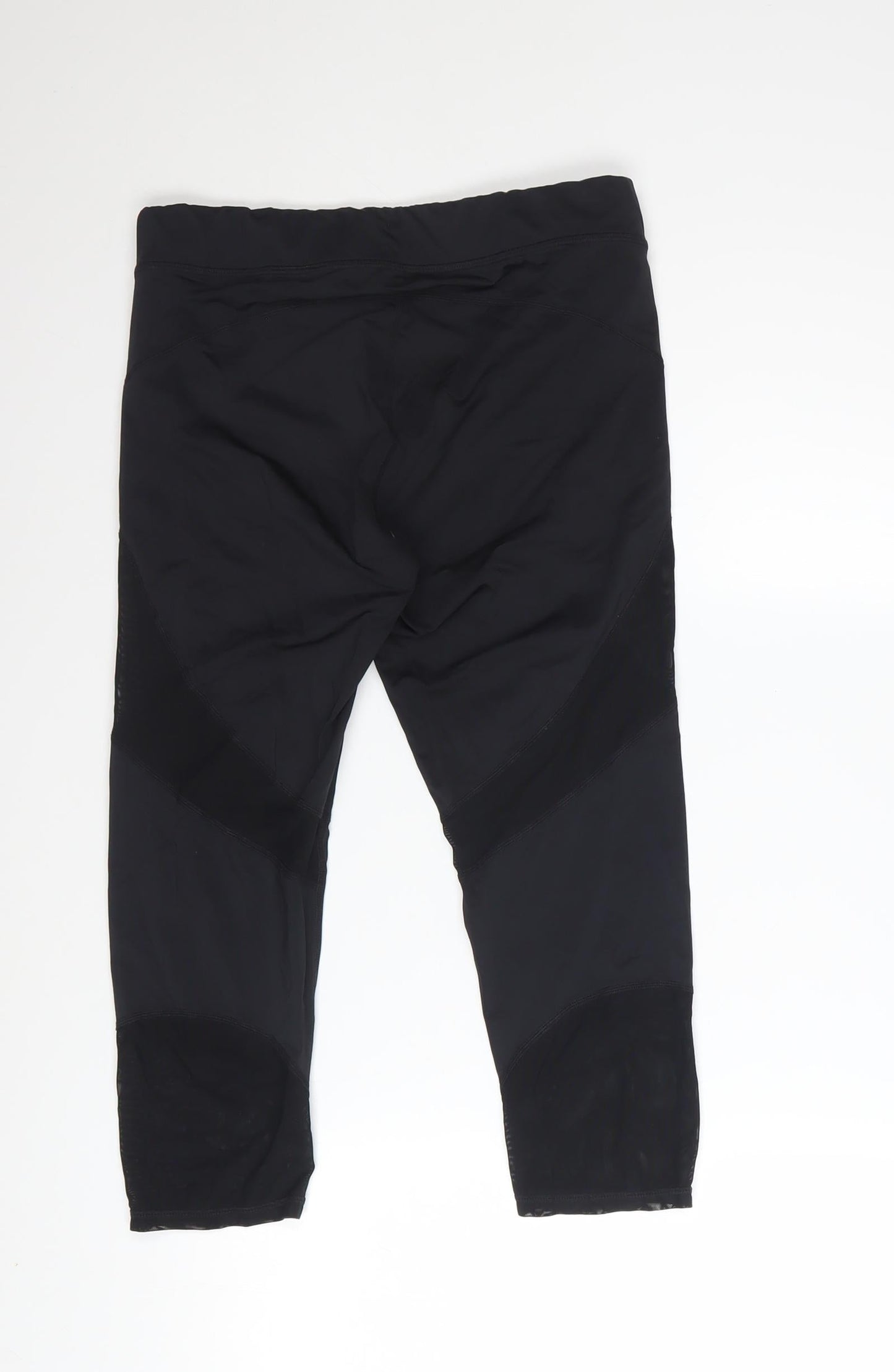 H&M Women’s Black Capri Leggings Size 12 Slim Fit Activewear