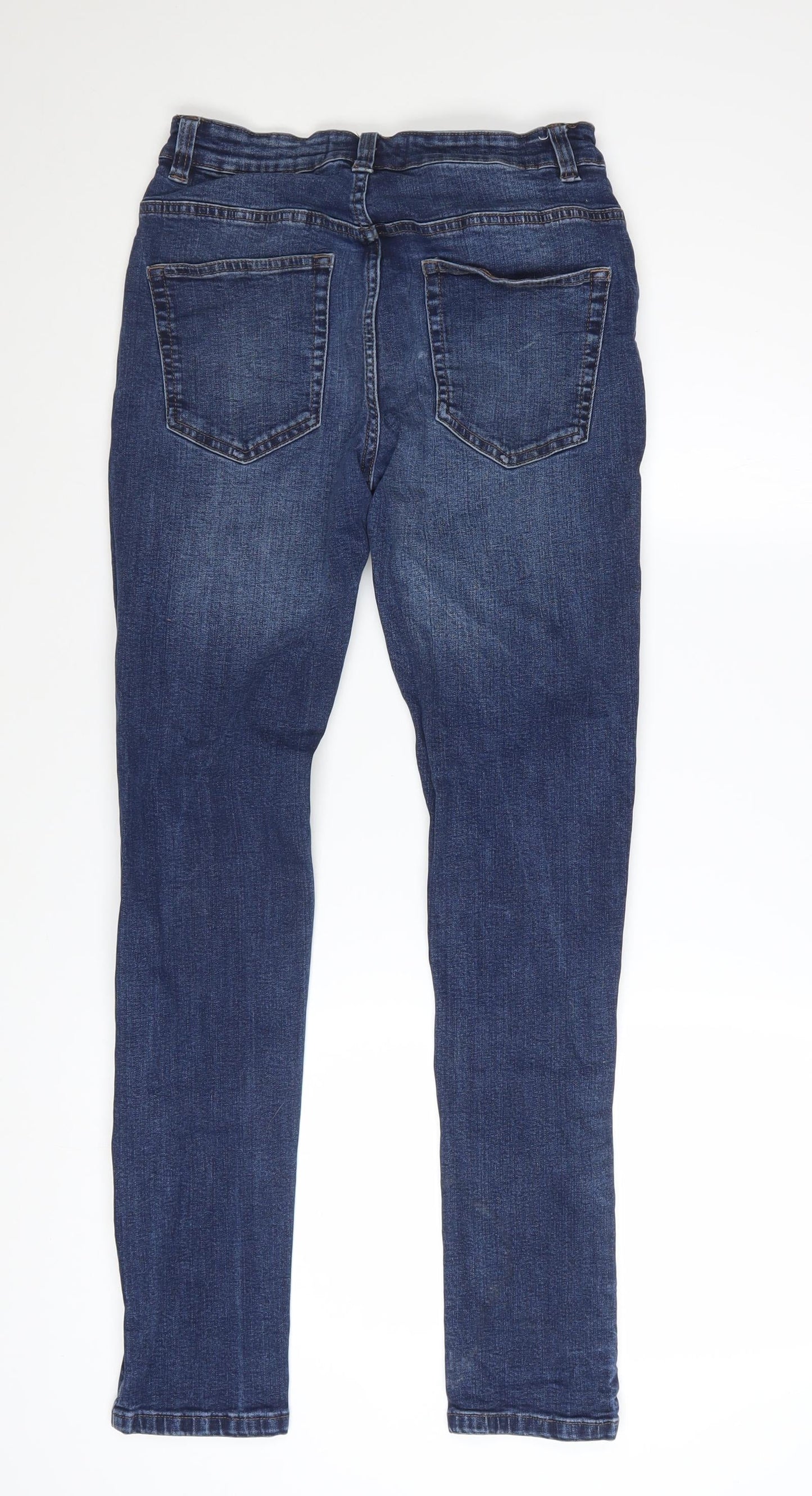 Next Men’s Blue Skinny Jeans 28W 31L Slim Fit Denim