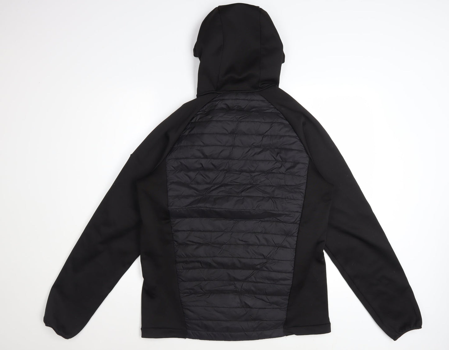 Regatta Men Black Softshell Hooded Jacket Size M Outdoor Hiking Coat
