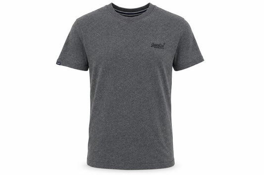 Superdry Men's Grey Cotton Crew Neck Short Sleeve T-Shirt Size S