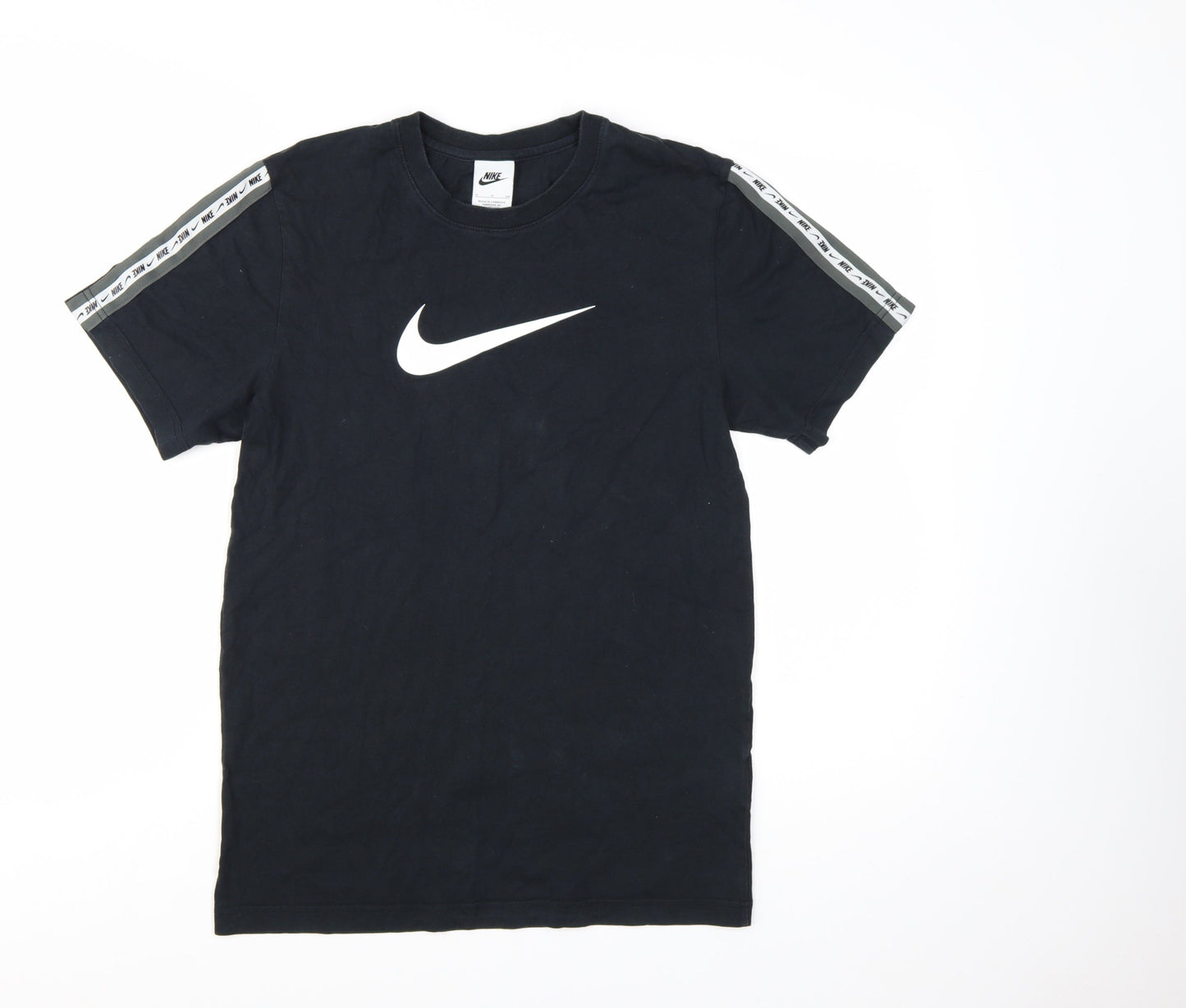 Nike Men's Black Short Sleeve Crew Neck Logo T-Shirt Size S