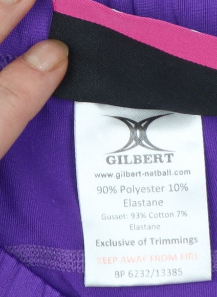 Gilbert Women's Purple XS Compression Activewear Shorts