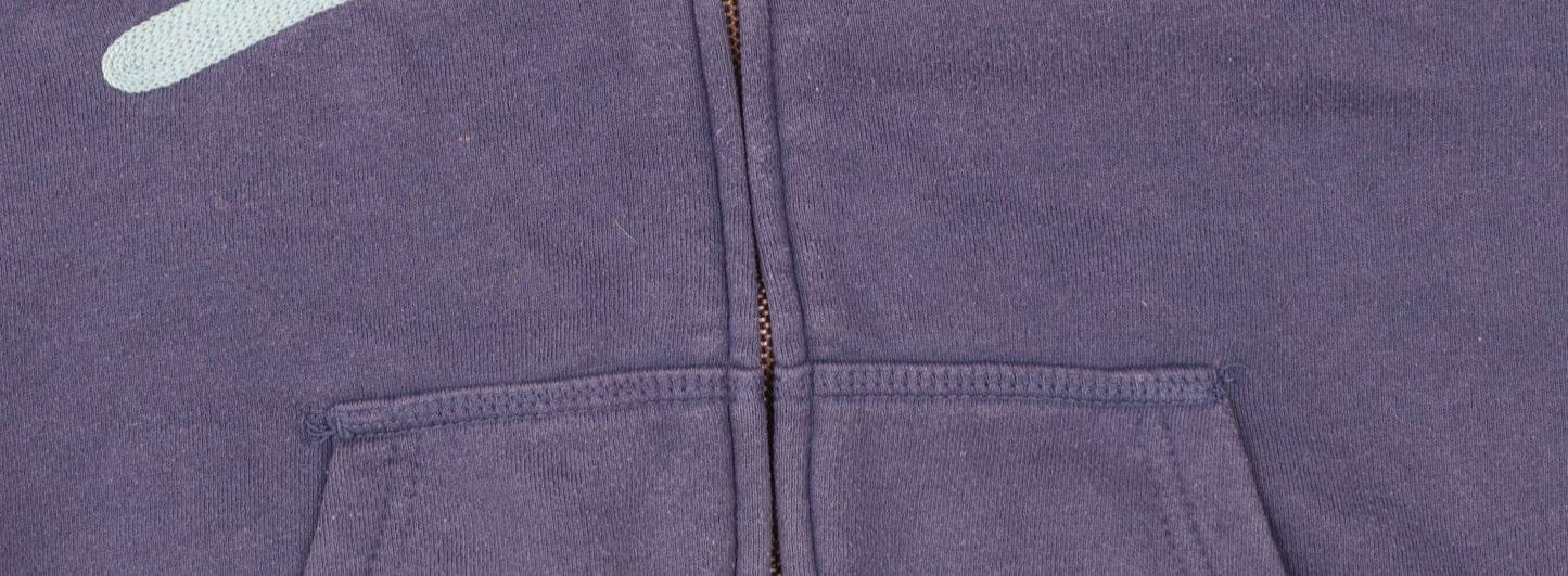 Saltrock Womens Blue Full Zip Hoodie Size 12 with Logo Design
