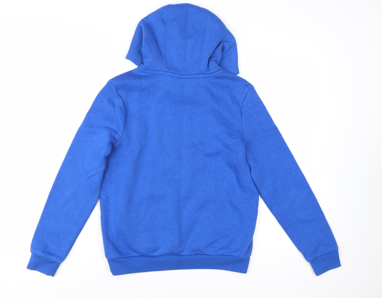 Slazenger Boys Blue Pullover Hoodie 11-12 Years Polyester Cotton Blend