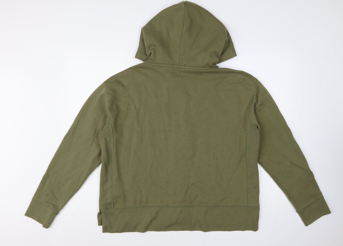 Polo Ralph Lauren Women’s Green Full Zip Hoodie Size L Cotton Blend