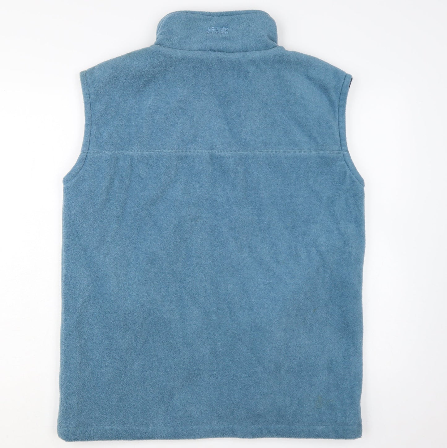 Arctic Storm Men's Blue Fleece Waistcoat Gilet Size L Full Zip Warm Vest