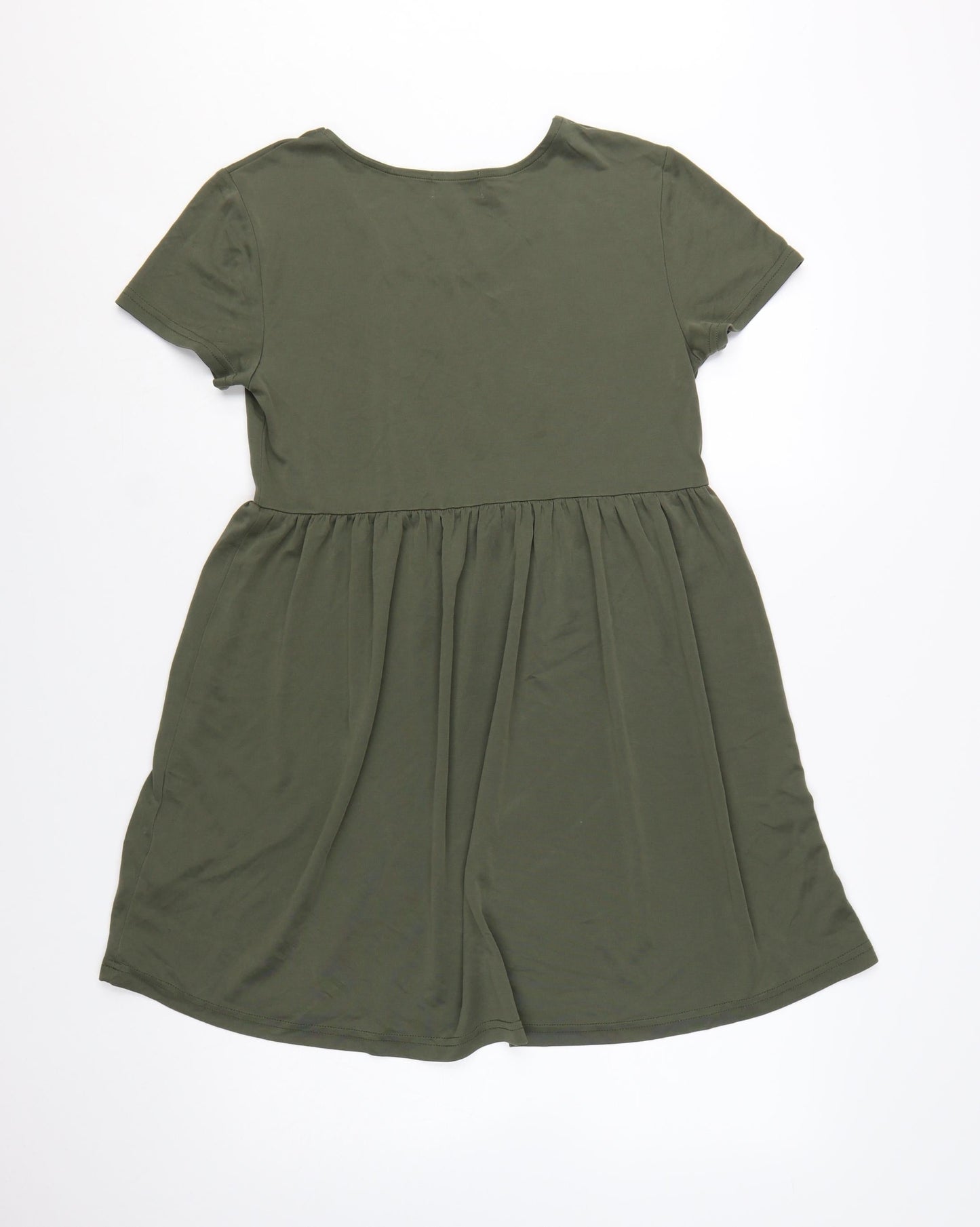 Apricot Women’s Green Skater Dress Size 10 Short Sleeve Casual