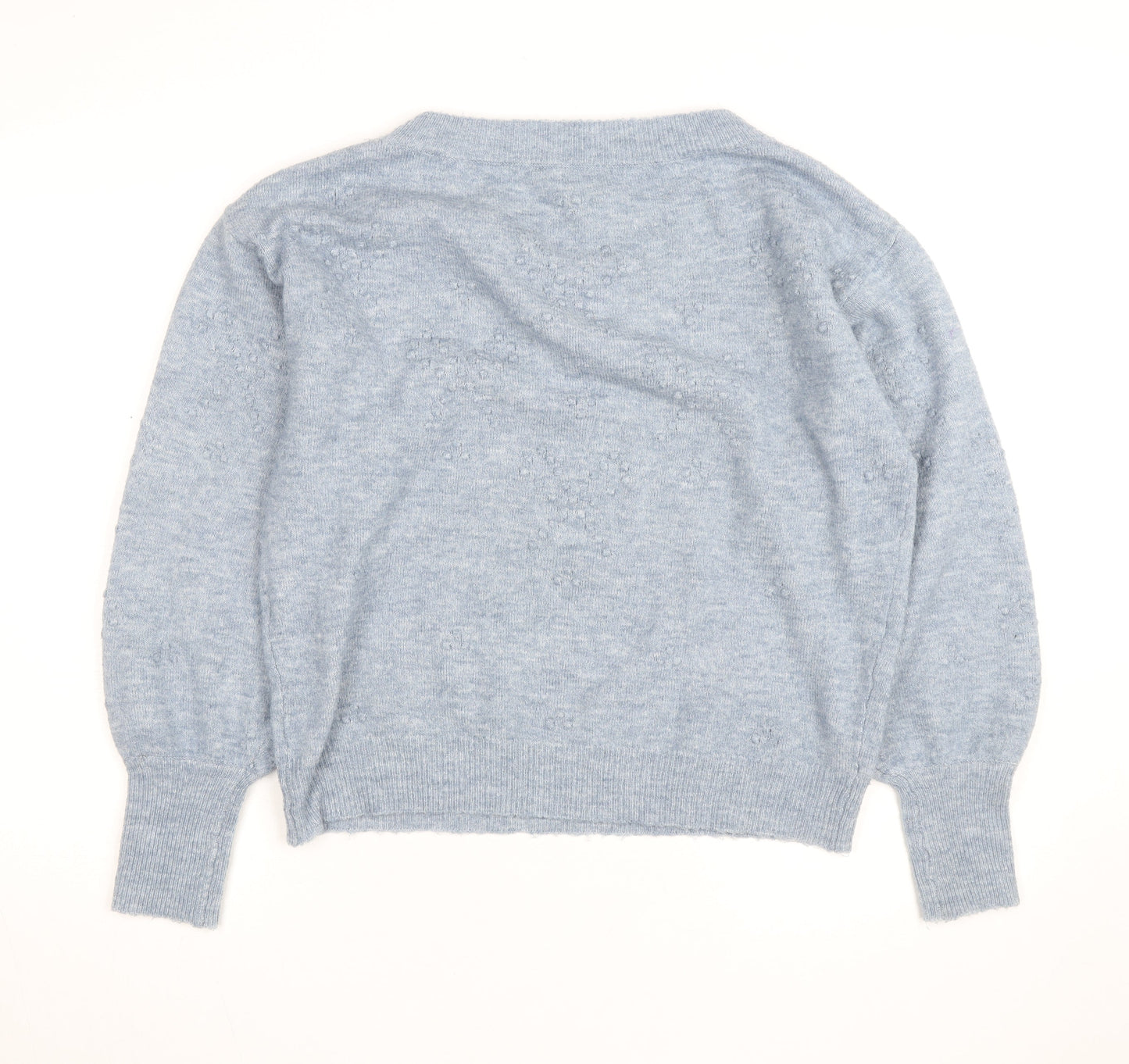 Next Men's Blue Knit Crew Neck Pullover Jumper Size M