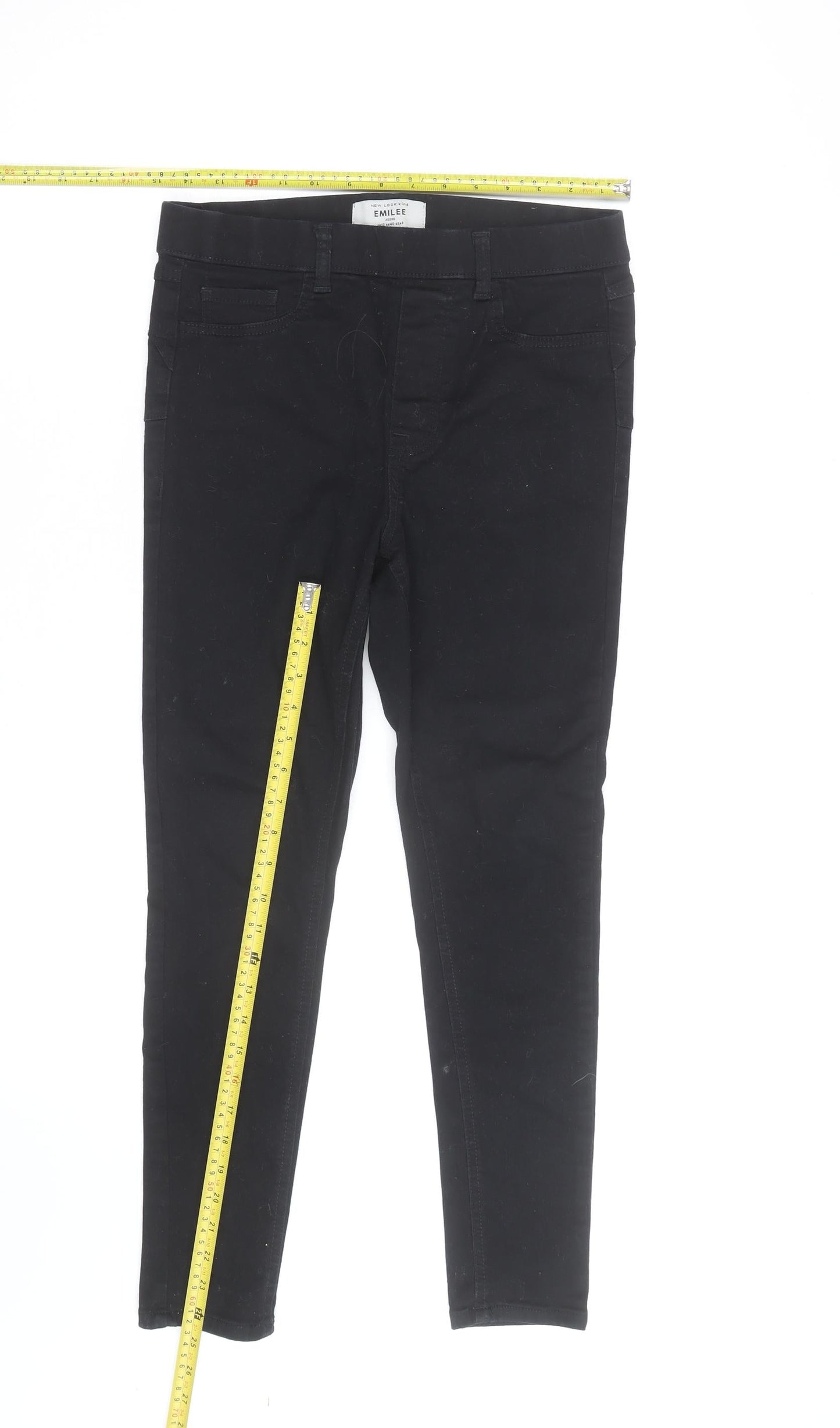 New Look Women Black Jegging Size 10 Skinny Stretch Trousers