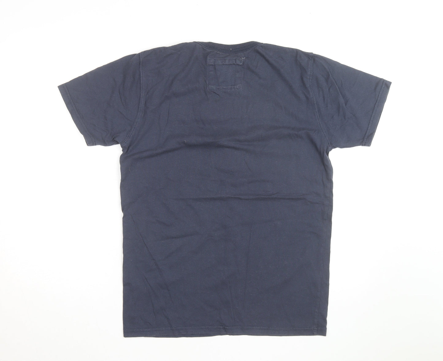 Abercrombie & Fitch Men's Blue XL Muscle Fit Graphic T-Shirt