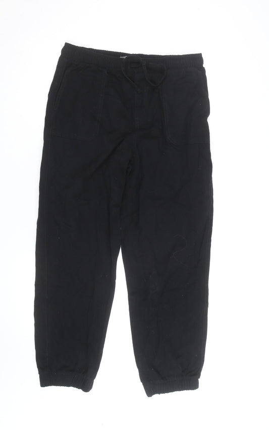 Primark Women’s Black Jogger Trousers Size 14 Cotton Blend