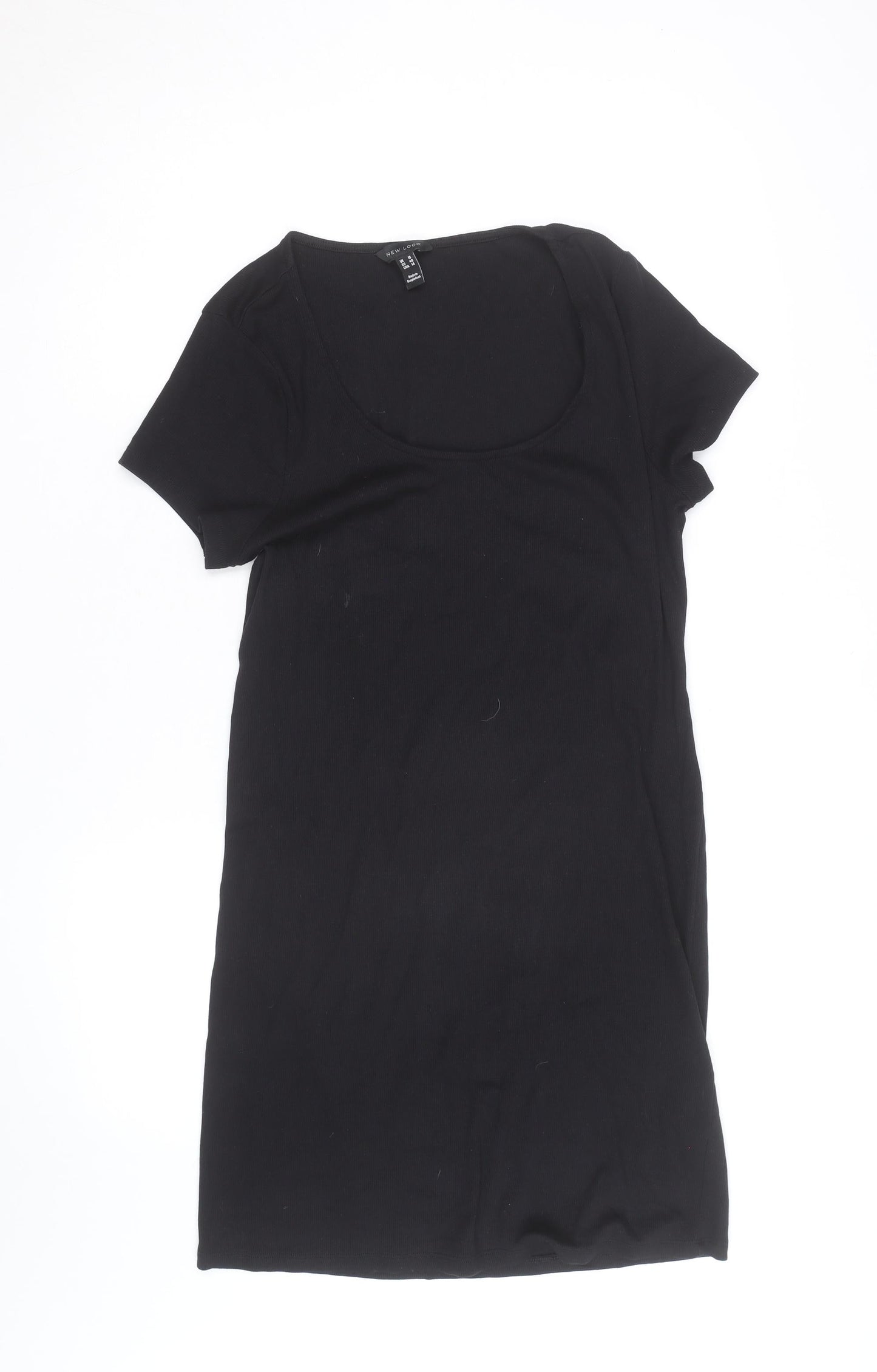 New Look Women’s Black Bodycon Knee Length Dress Size 18