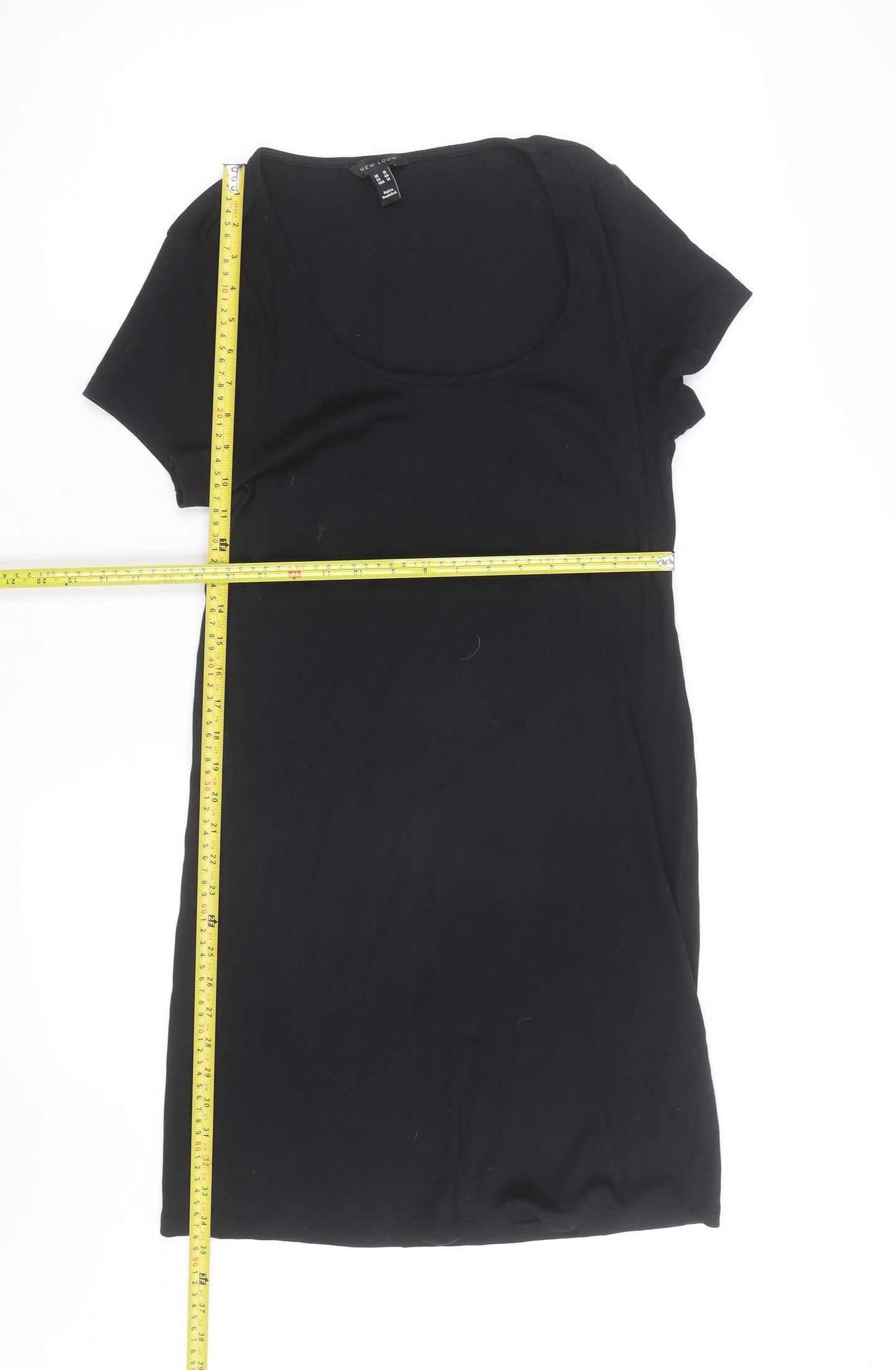 New Look Women’s Black Bodycon Knee Length Dress Size 18