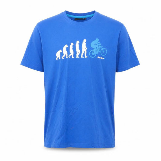 Peter Storm Men's Blue Funny Cycling Graphic T-Shirt Size L