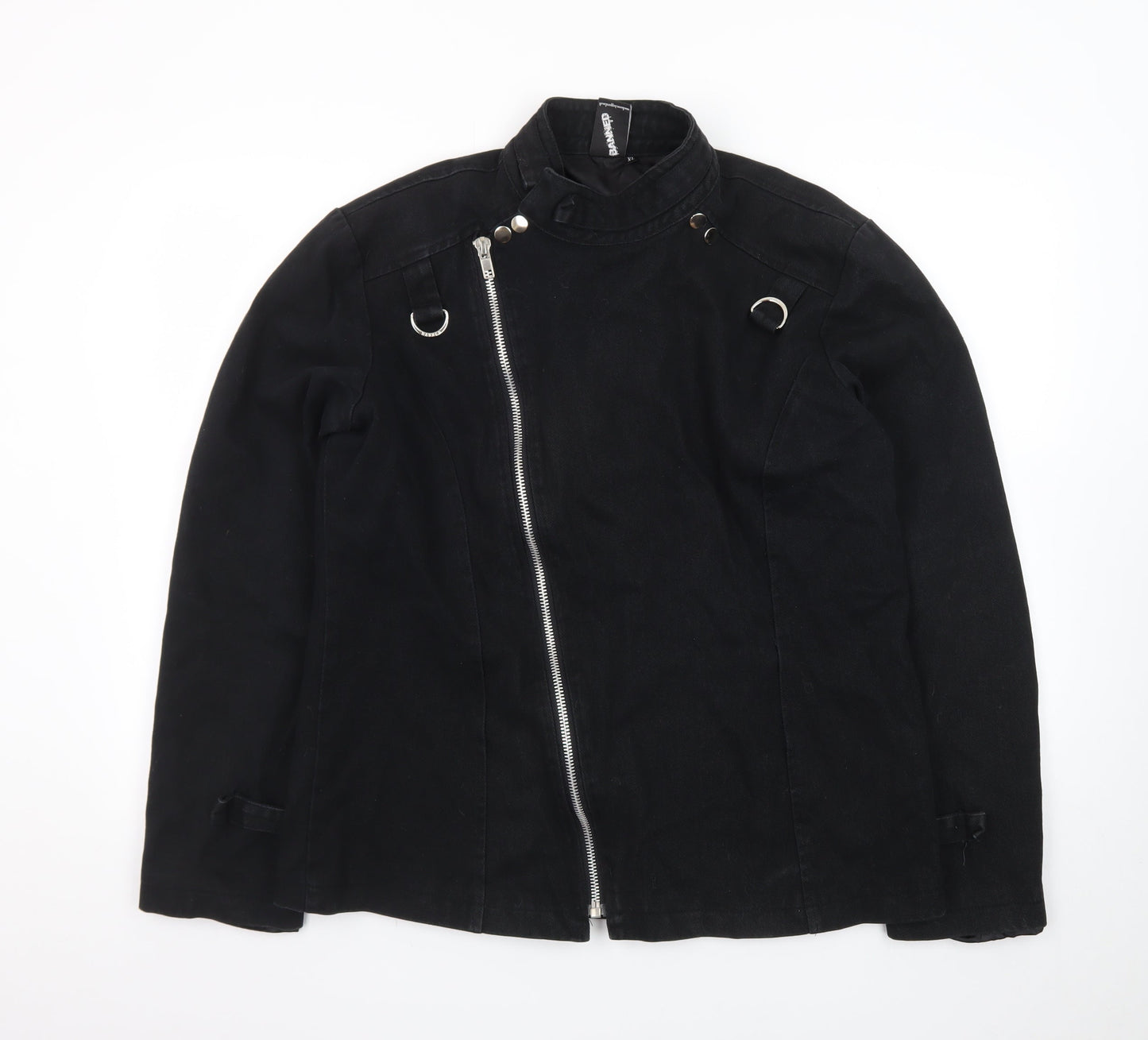 Banned Apparel Men’s Black XL Cotton Motorcycle Jacket