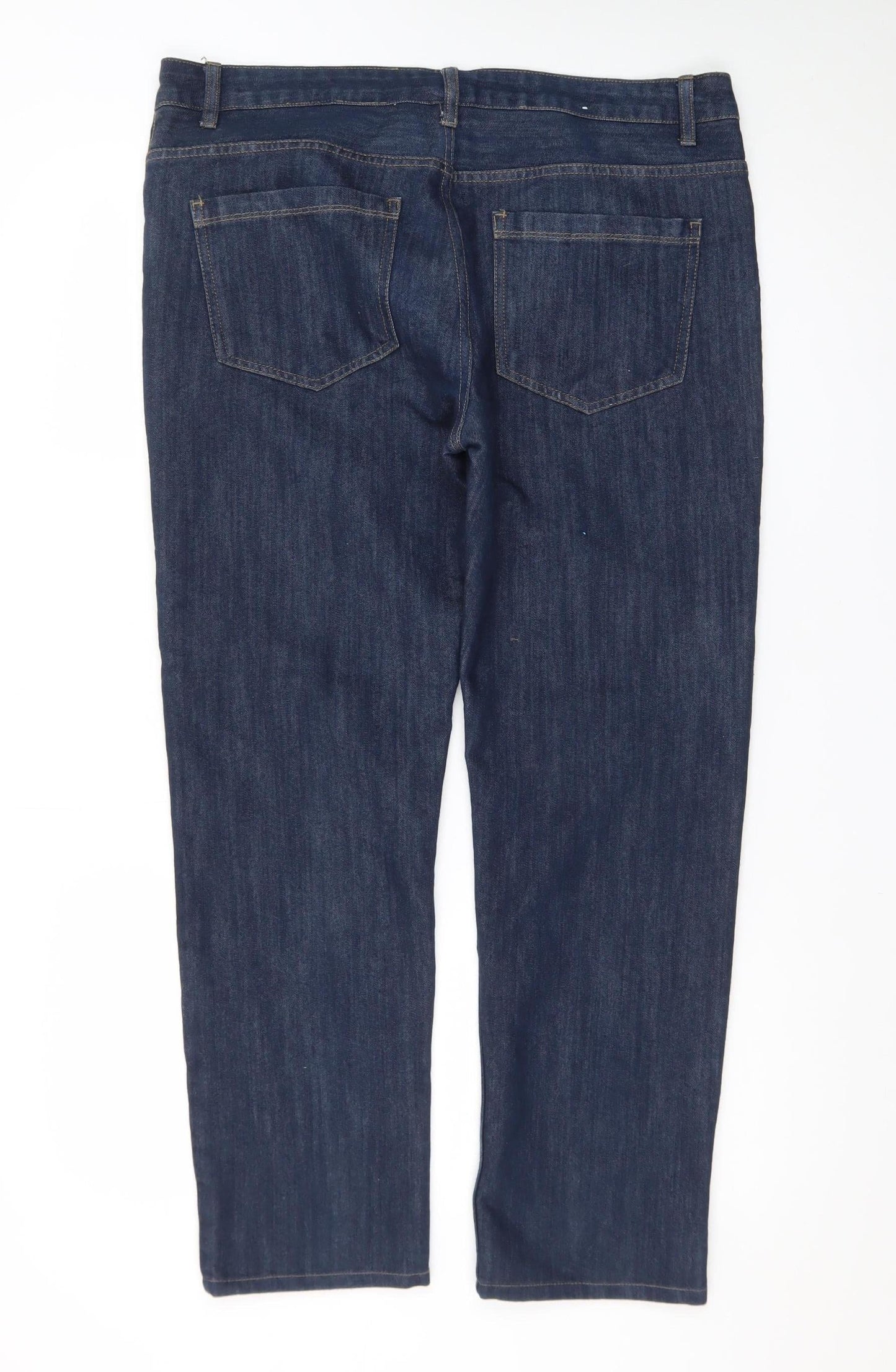 Denim Co. Women’s Blue Slim Fit Straight Jeans W36 L32