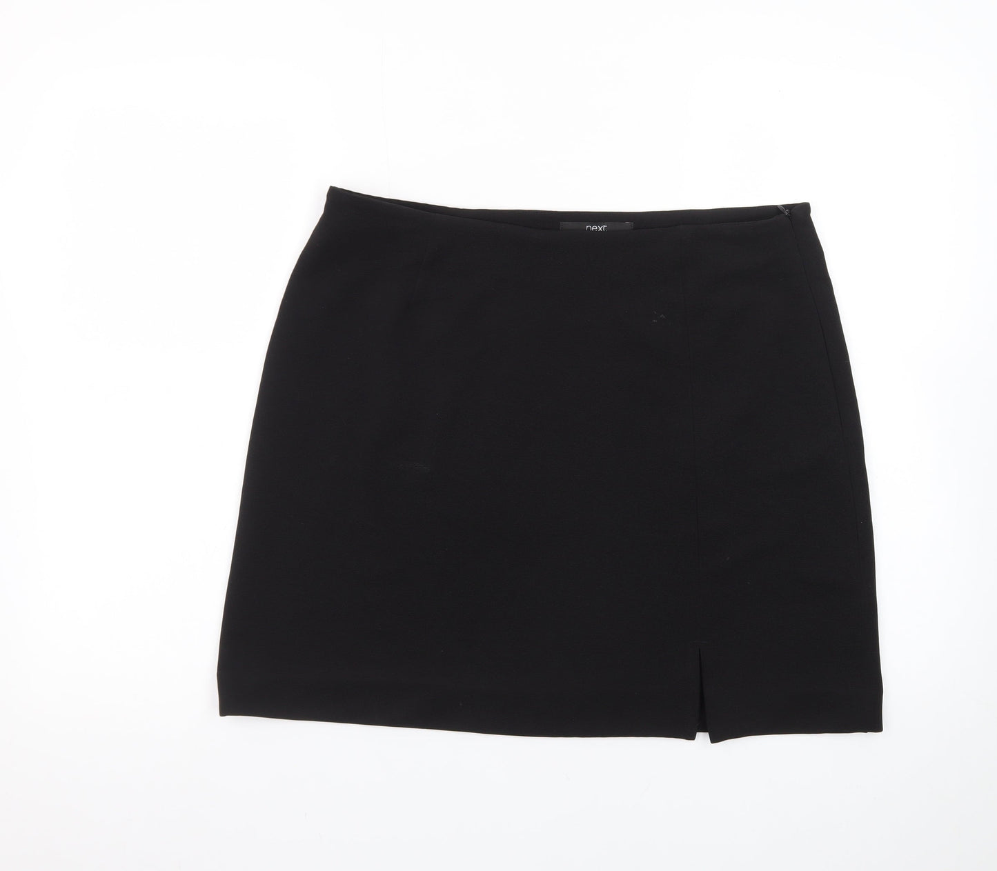 Next Women's Black Size 16 Pencil Skirt Stretch Knee Length