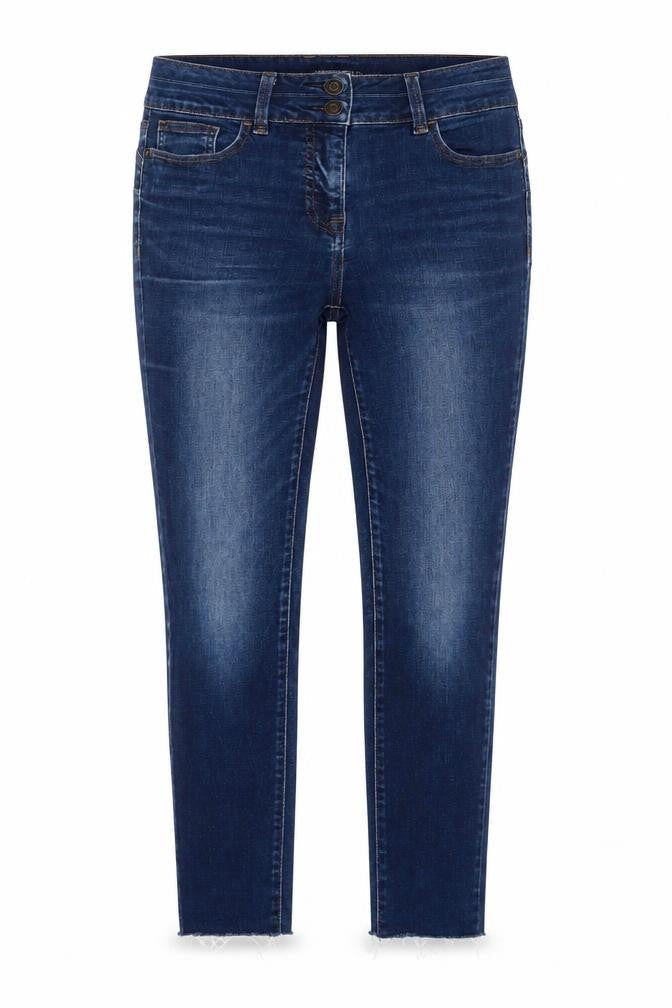 Next Women's Blue Skinny Jeans Size 10 Long Tall Stretch Denim
