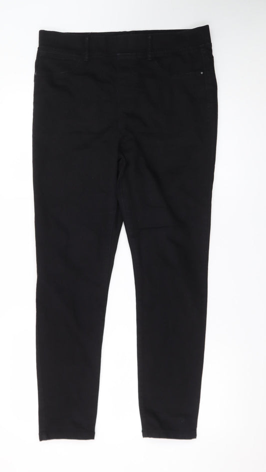 Pep&Co Women’s Black Size 14 Skinny Jeans Stretch Denim