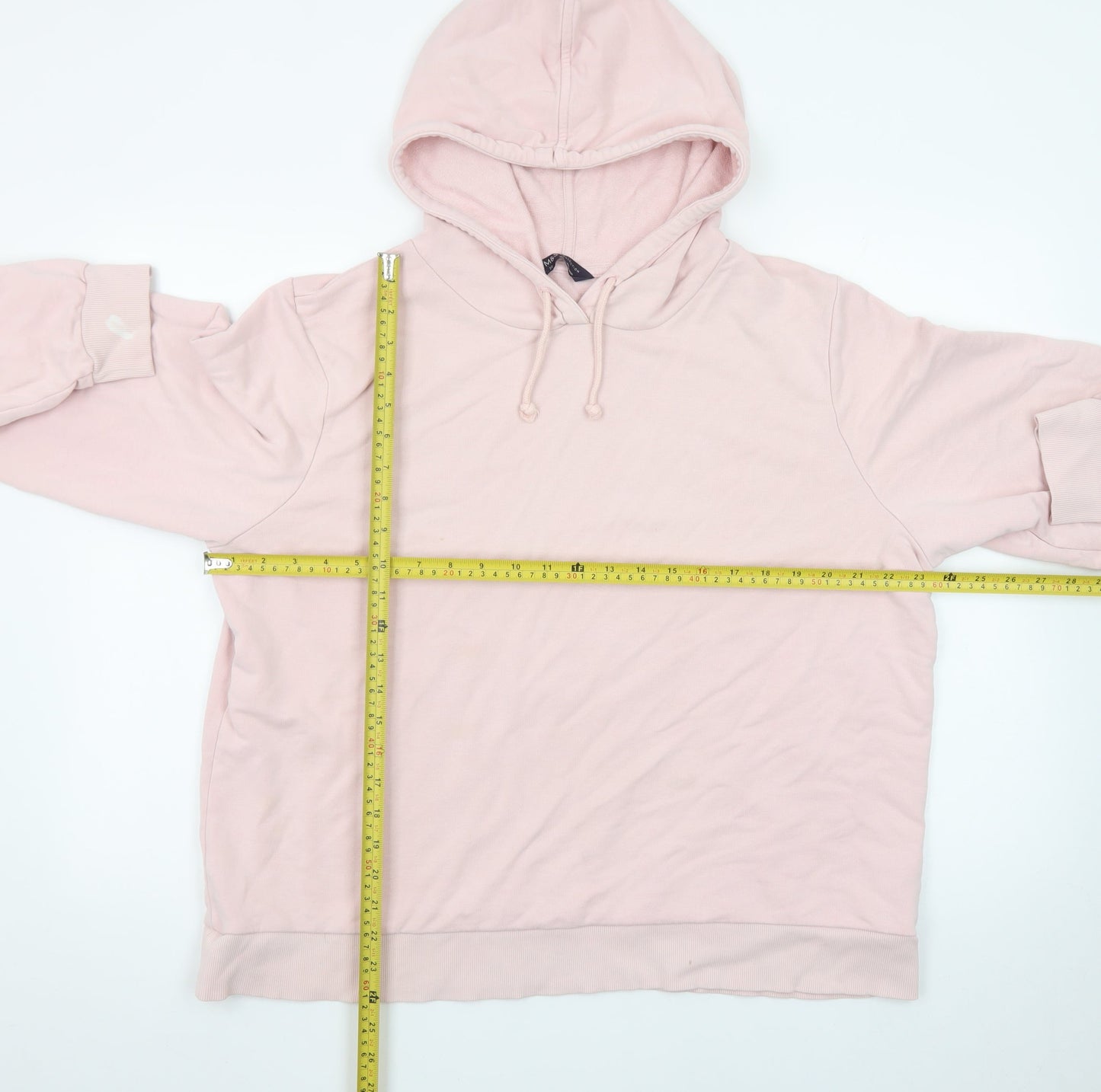 Marks and Spencer Womens Powder Pink Pullover Hoodie Size 20