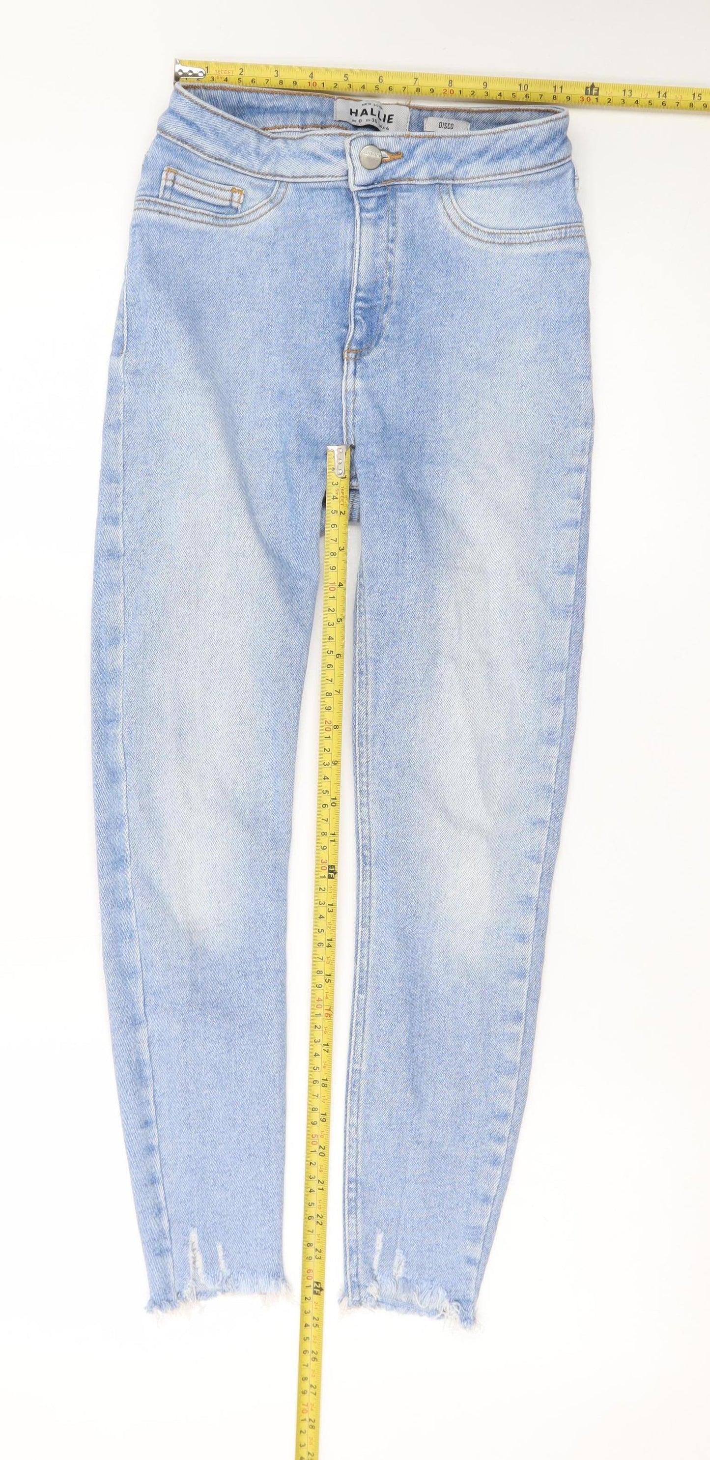 New Look Women’s Blue Hallie Skinny Stretch Jeans Size 8