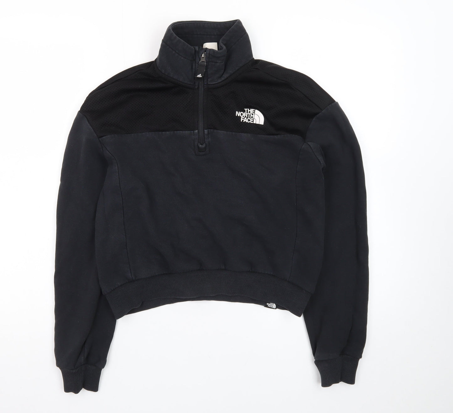 The North Face Womens Black Medium 1/4 Zip Pullover Sweatshirt