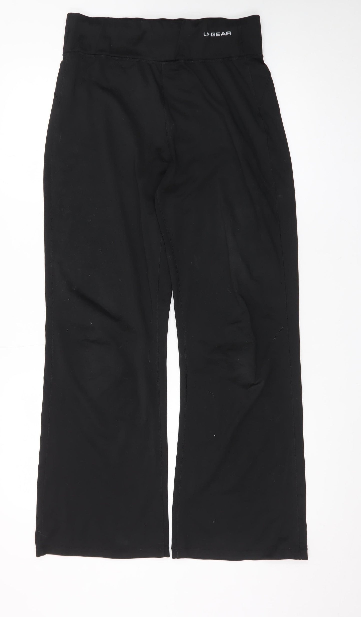 LA Gear Women's Black Stretch Jersey Trousers UK 14