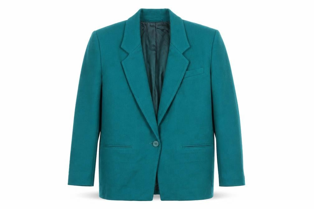 Urban Outfitters Men's Green Wool Blend Blazer Small Classic Formal Jacket
