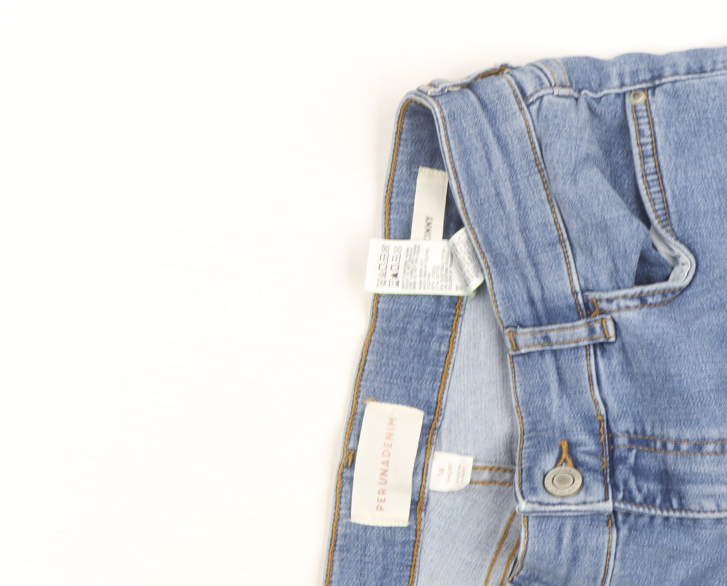 Marks and Spencer Per Una Denim Women's Blue Skinny Jeans Size 14 Short