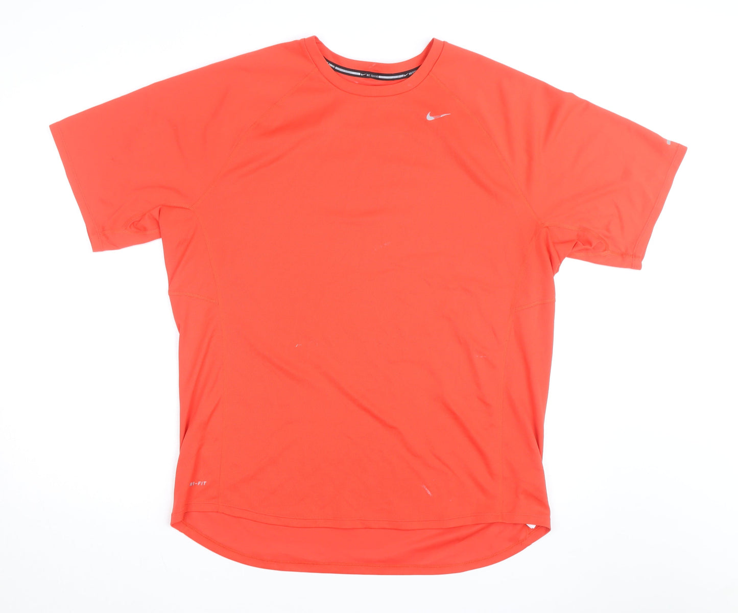 Nike Men's Red XL Dri-Fit Running T-Shirt Breathable Activewear Top