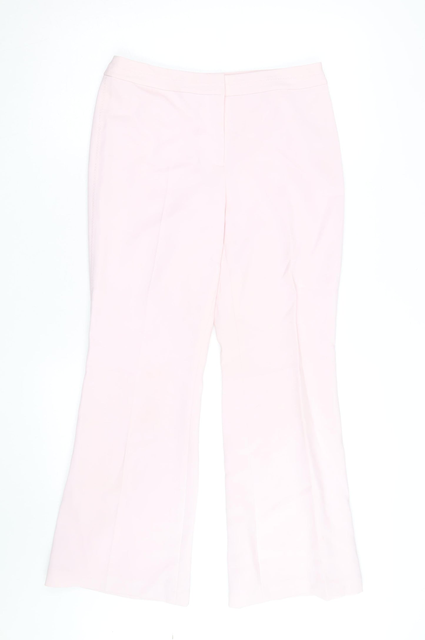 Next Petite Pink Flared Dress Trousers Women’s Size 10