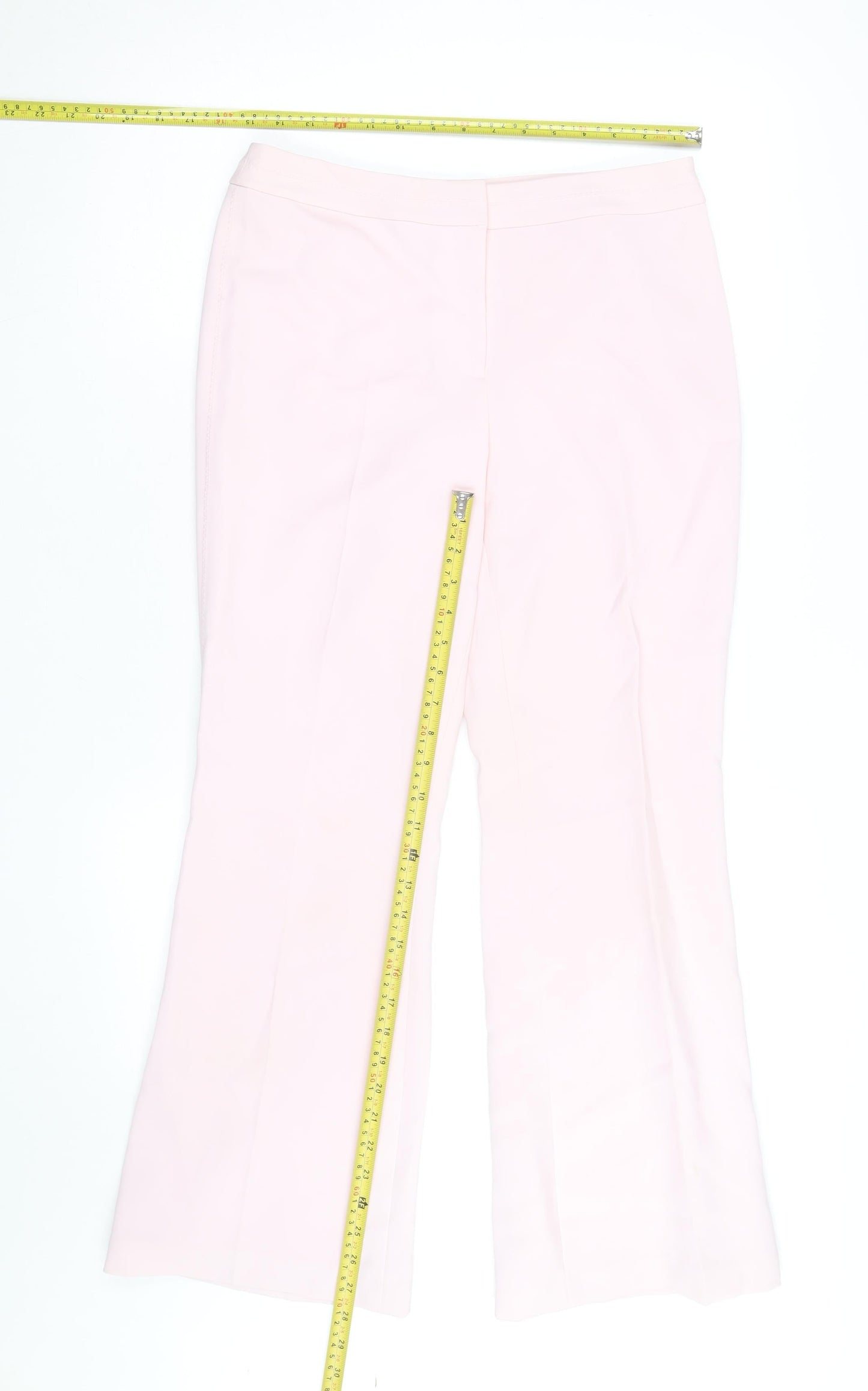 Next Petite Pink Flared Dress Trousers Women’s Size 10