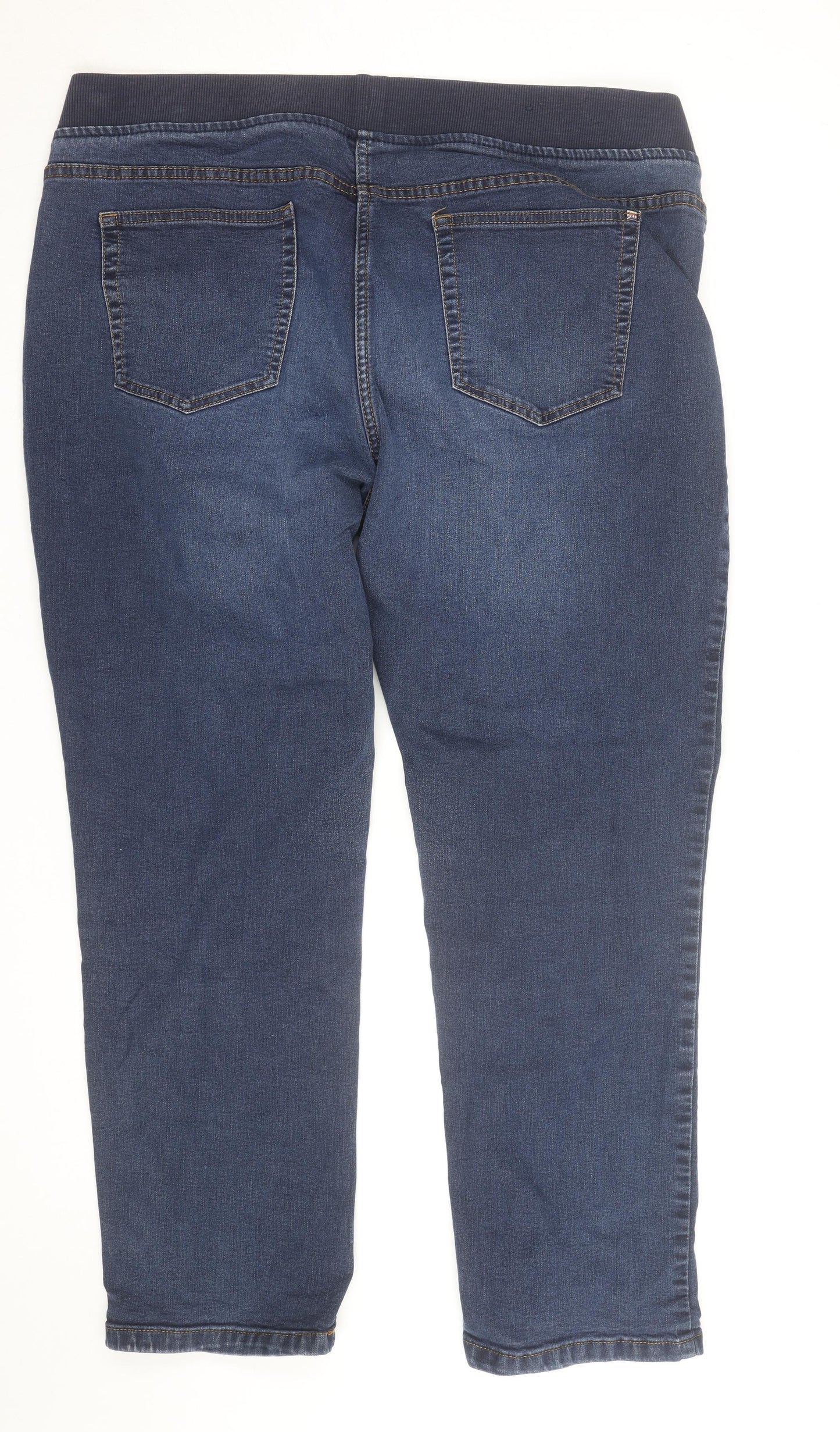 Maine New England Men's Blue Straight Fit Stretch Denim Jeans 18S