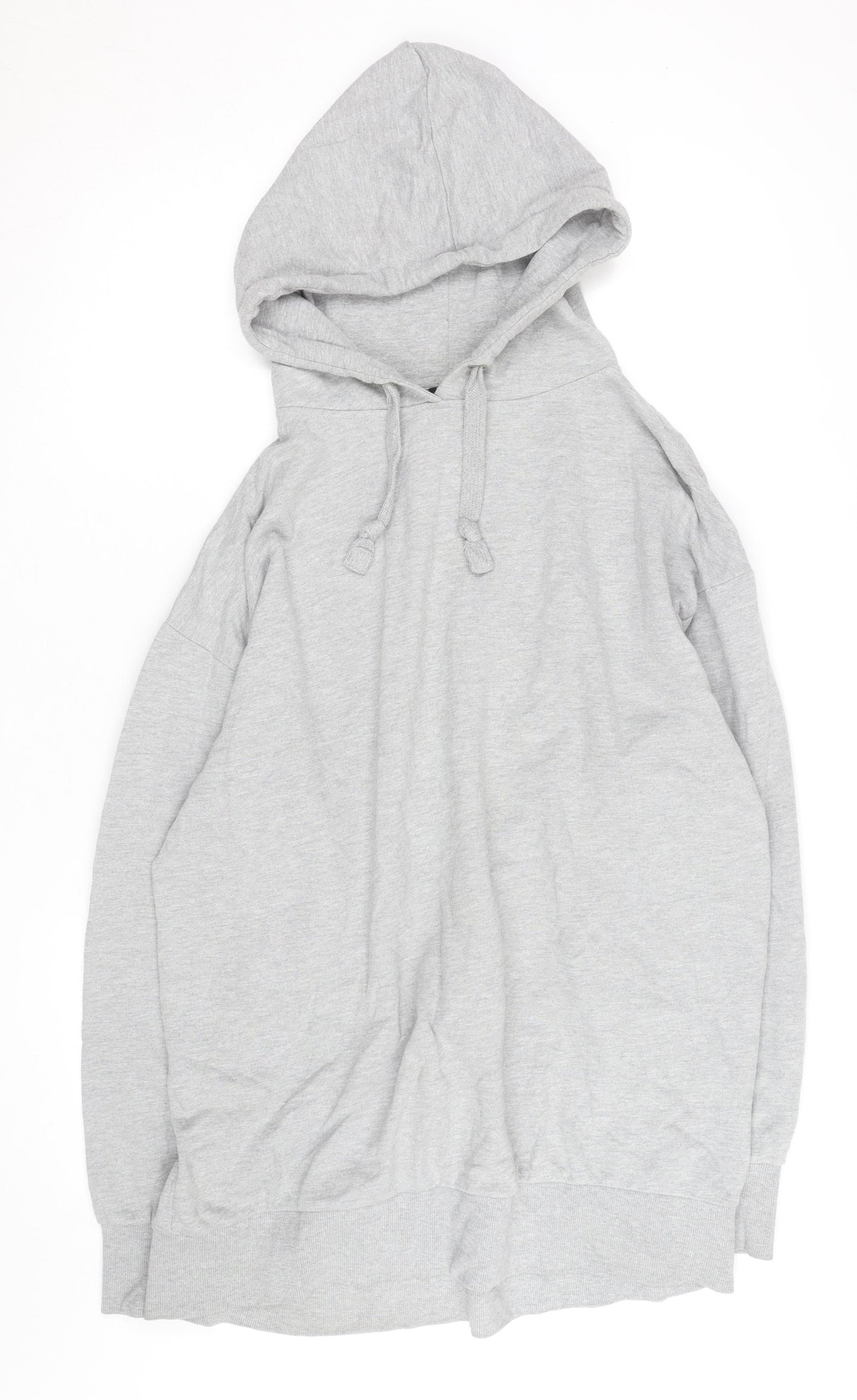 Golddigga Women’s Grey Pullover Hoodie UK 16 Cotton Blend Casual