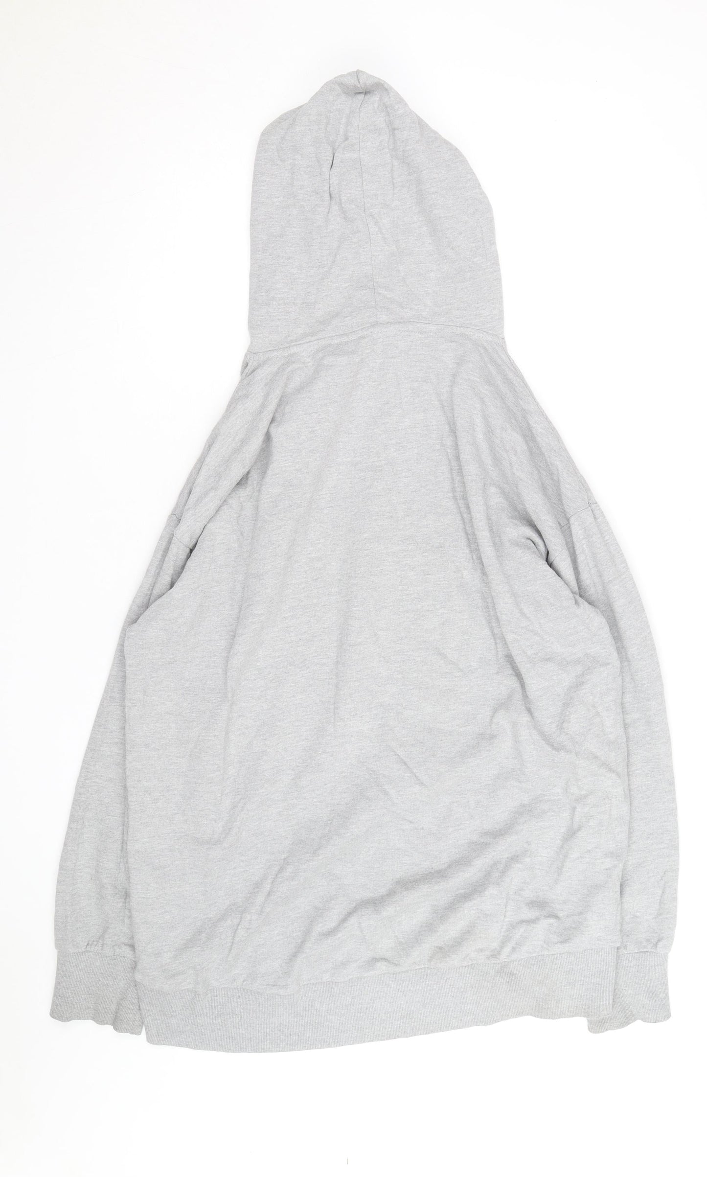 Golddigga Women’s Grey Pullover Hoodie UK 16 Cotton Blend Casual