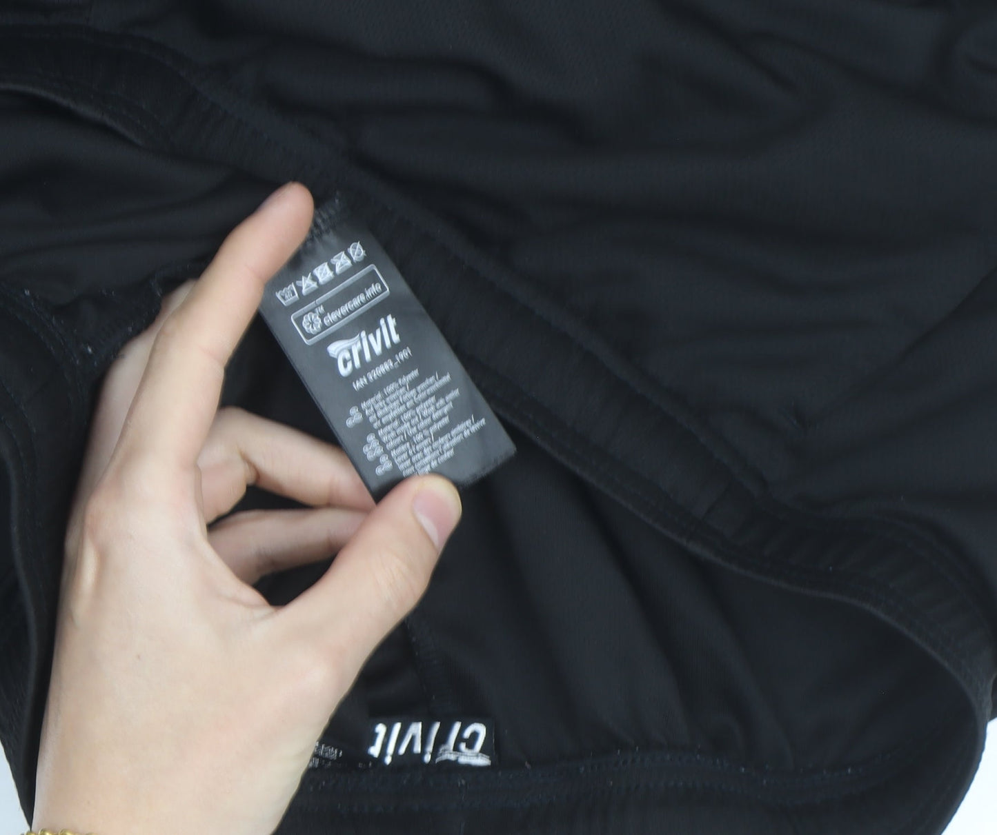 Crivit Men's Black Regular Fit Sweat Shorts Size L Casual Sportswear