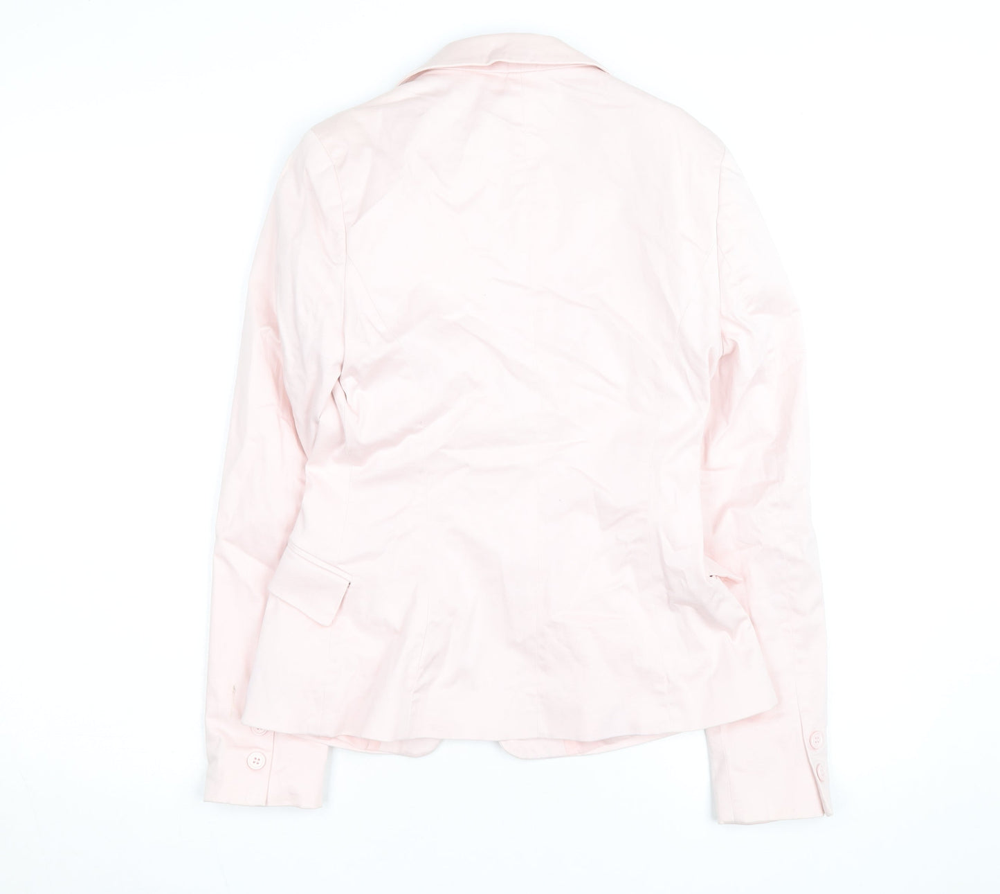 Clockhouse Women's Pink Cotton Blazer Size 10 Regular Fit