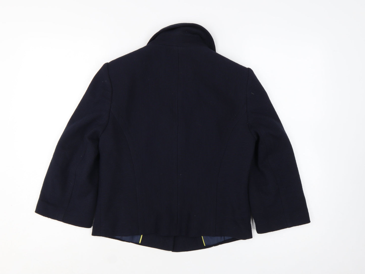 Marks and Spencer Women's Blue 3/4 Sleeve Short Blazer Size 8