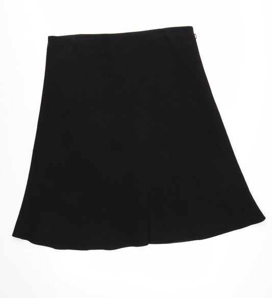 Marks and Spencer Womens Black A-Line Midi Skirt Size 20
